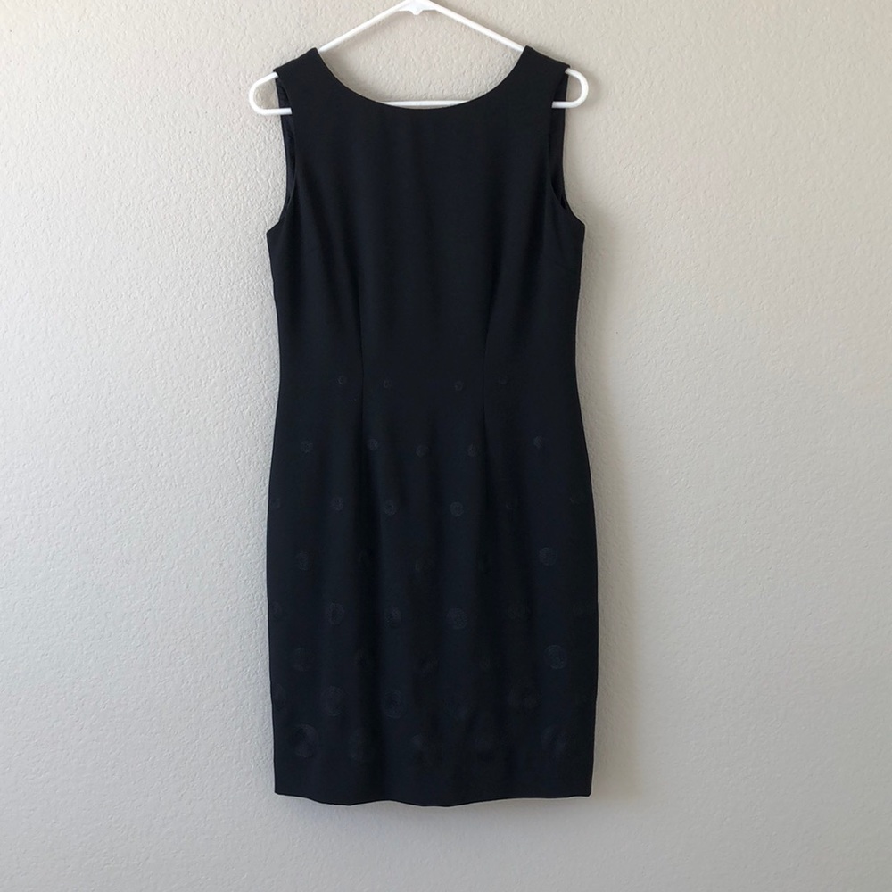 JONES NEW YORK DRESS Vintage Black Sleeveless Dress Size 8